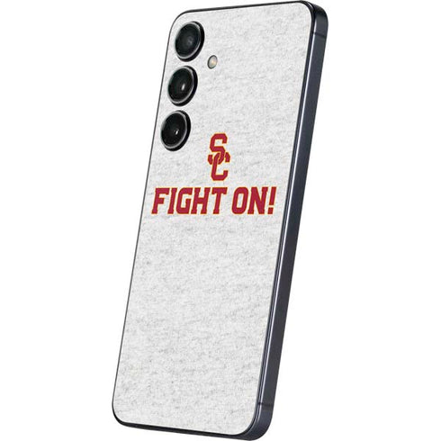 University of Southern California USC Fight On Grey Galaxy S25 Skin